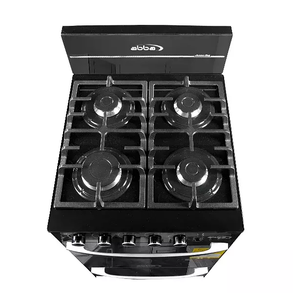 Estufa Abba Master Chef Ag203-4gt Gas 4 Puestos Asador Vidri