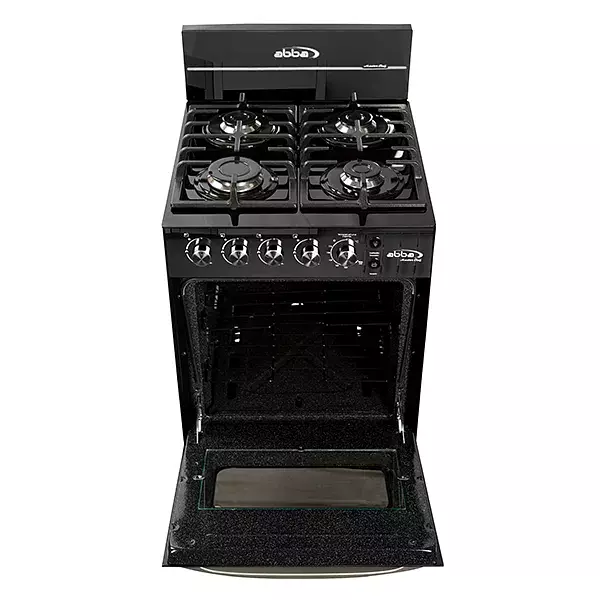 Estufa Abba Master Chef Ag203-4gt Gas 4 Puestos Asador Vidri