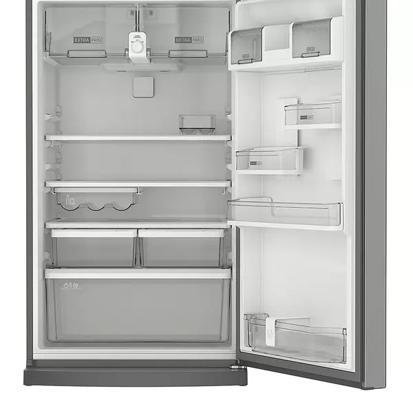 Nevera Whirlpool Top Mount Xpert Inverter Acero Inox Antifin