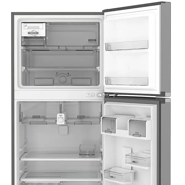 Nevera Whirlpool Top Mount Xpert Inverter Acero Inox Antifin