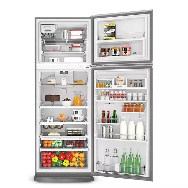 Nevera Whirlpool Top Mount Xpert Inverter Acero Inox Antifin