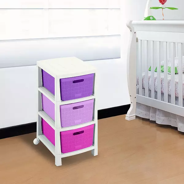 Cajonero Rimax Fique 3 Gavetas Niña