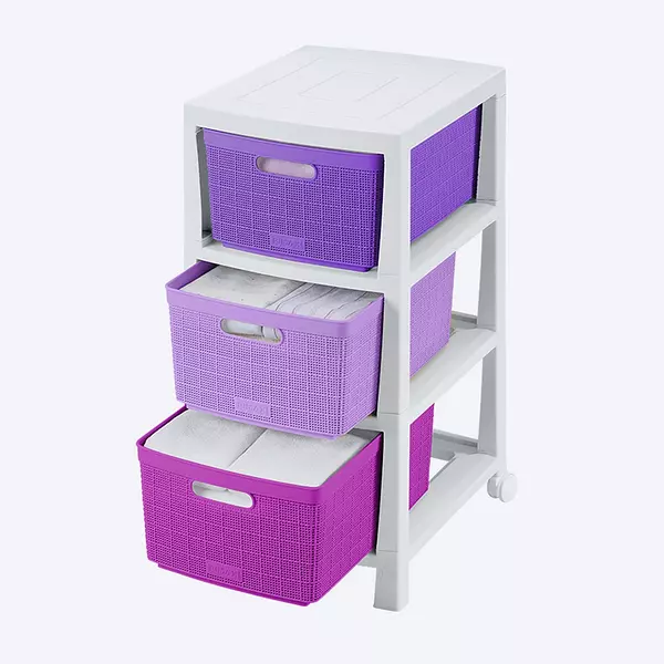 Cajonero Rimax Fique 3 Gavetas Niña