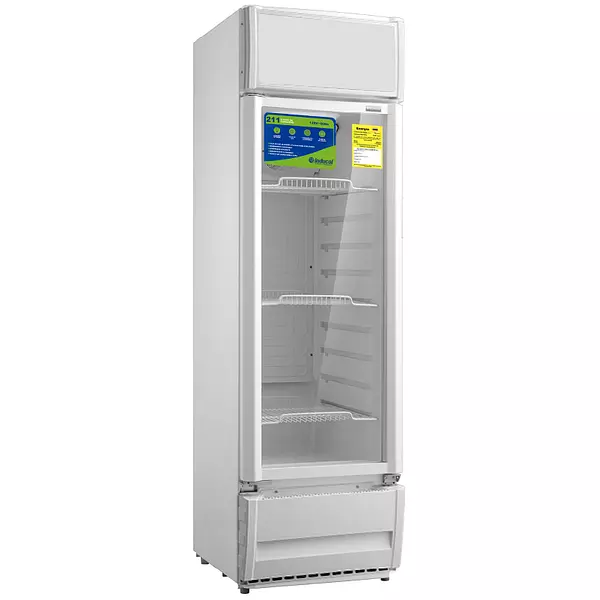 Vitrina Vertical De 211litros Inducol En Lámina Galvanizada