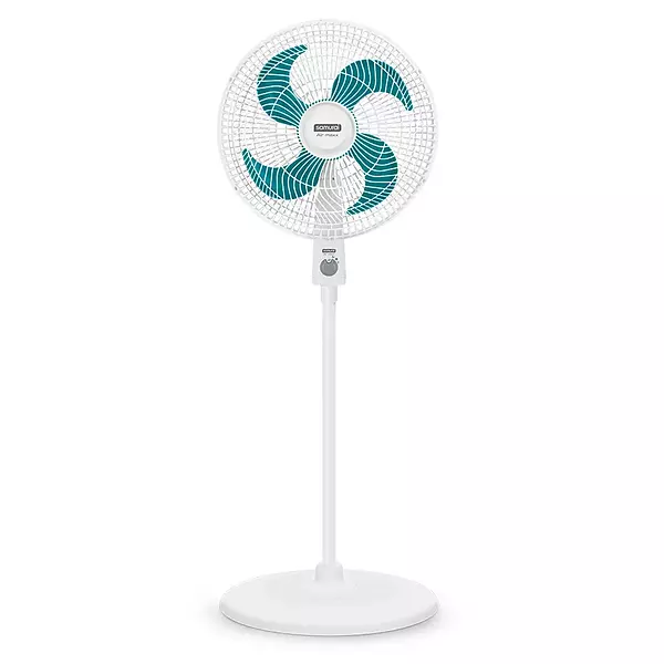Ventilador Samurai Air Maxx Blanco Azul Pedestal 16"
