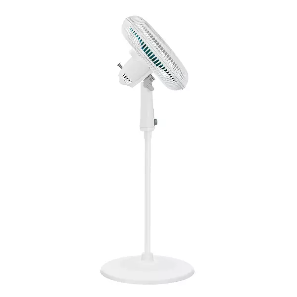 Ventilador Samurai Air Maxx Blanco Azul Pedestal 16"