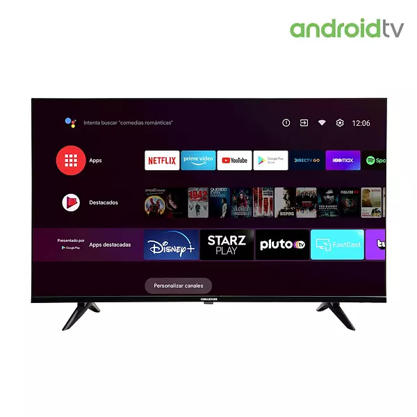Televisor Challenger 40" 40lo69 Android Tv Fhd Smarttv Bt