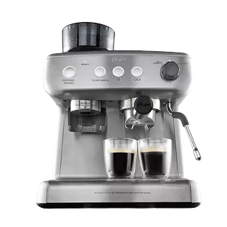 Cafetera Oster Expresso Molino Integrado Bvstem7300 Plateada