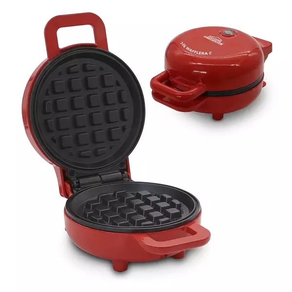 Wafflera Home Elements Mi 12 Cm Eléctrica Roja