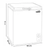 Congelador Horizontal Inverter Kalley Dual 143 Litros