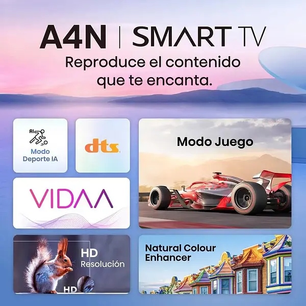 Televisor Hisense 32 Pulgadas Led Hd Smart Tv 32a4n