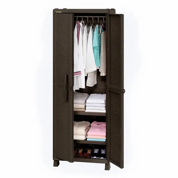 Armario Rimax Para Ropa Rattan Wengue
