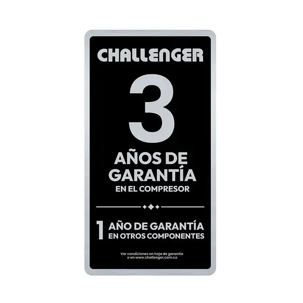 Minibar Challenger 35 Litros Brutos - Negro - Cr 079