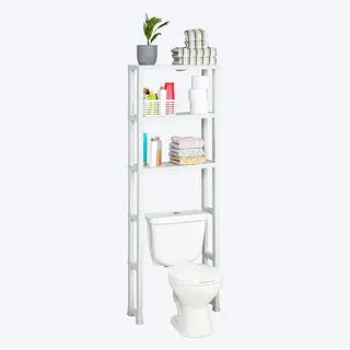 Estante Rimax Organizador 3 Niveles Para Baño Blanco