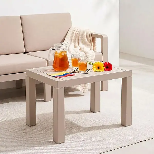 Mesa Rimax De Centro Rectangular Barú Taupe