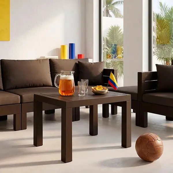 Mesa Rimax De Centro Rectangular Barú Wengue