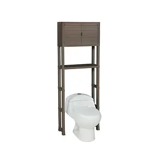 Estante Rimax Para Baño Con Puertas Mocca