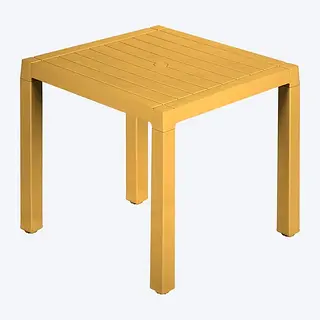 Mesa Rimax Baru 4 Puestos Amarillo Mostaza