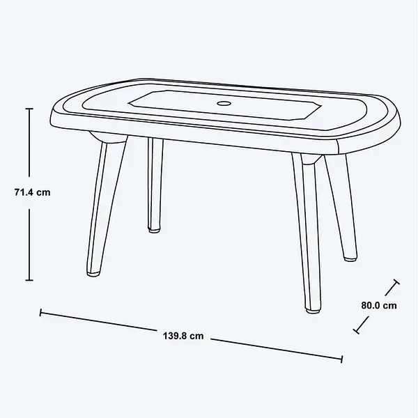 Mesa Rimax Lotus Blanca