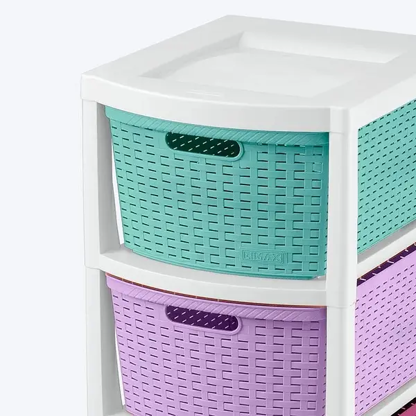 Cajonero Rimax Rattan 3g Niña