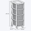 Cajonero Rimax Apariencia Rattan 4g Niña