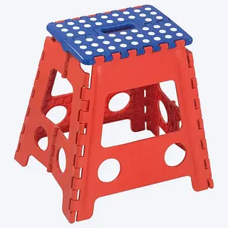 Butaco Rimax Plegable Grande Rojo Azul