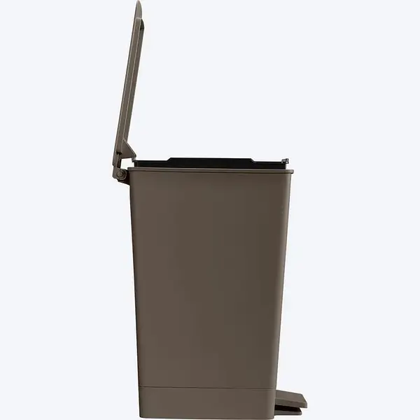 Basurero Pedal Slim 8 Litros Mocca