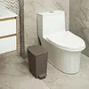 Basurero Pedal Slim 8 Litros Mocca