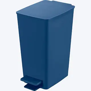 Basurero Pedal Slim 8 Litros Azul Petroleo