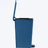 Basurero Pedal Slim 8 Litros Azul Petroleo