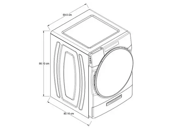 Lavadora/Secadora Whirlpool Carga Fontal 20 Kg}