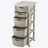 Cajonero Rimax Rattan 2p 3p Taupe