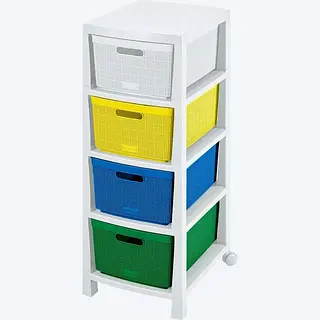 Cajonero Rimax Fique 4 Gavetas Avent