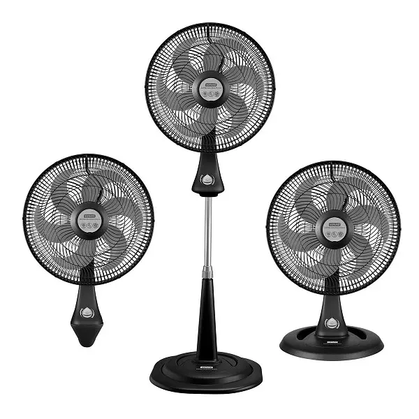Ventilador Samurai Turbo Silence 3 de 1 Negro