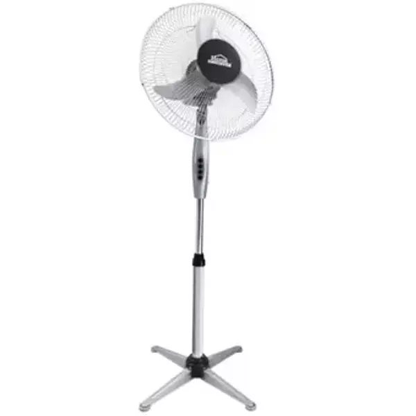 Ventilador Home Elements Pedestal 16"" Gris