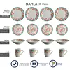 Vajilla Corona Nahla 4 Puestos 16 Piezas