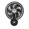Ventilador Samurai Silence Force Pared Negro