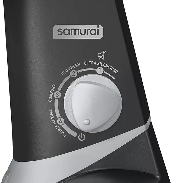 Ventilador Samurai Silence Force Pared Negro