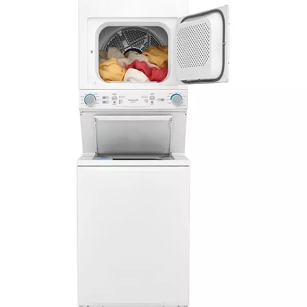 Torre De Lavado Secado Electrolux Gas Frigidaire 18.5kg Blan