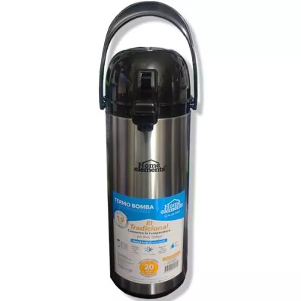 Termo Bomba Home Element Capacidad 3 Litros Inox