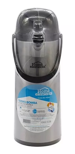 Termo Bomba Home Element Capacidad 3 Litros Inox